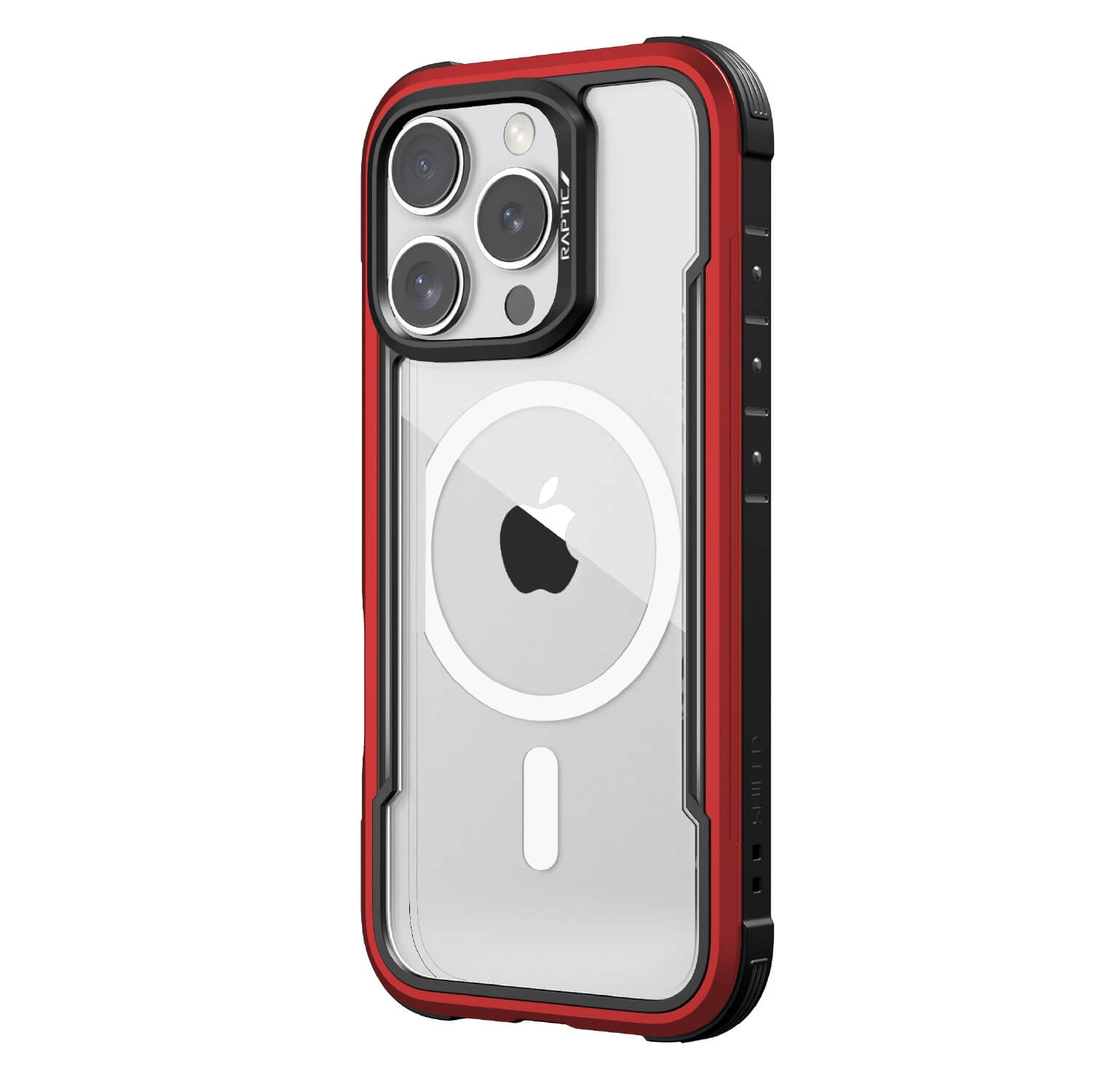 ★DESIGN SKIN★ iPhone 16 Pro MagSafe Full Cover Case Red Protective iPhone 16 Pro Max Cases | MagSafe Compatible