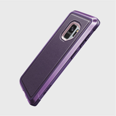 Luxurious Case for Samsung Galaxy S9. Raptic Lux in purple.