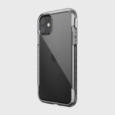 Transparent Case for iPhone 11. Raptic Air in clear.#color_silver