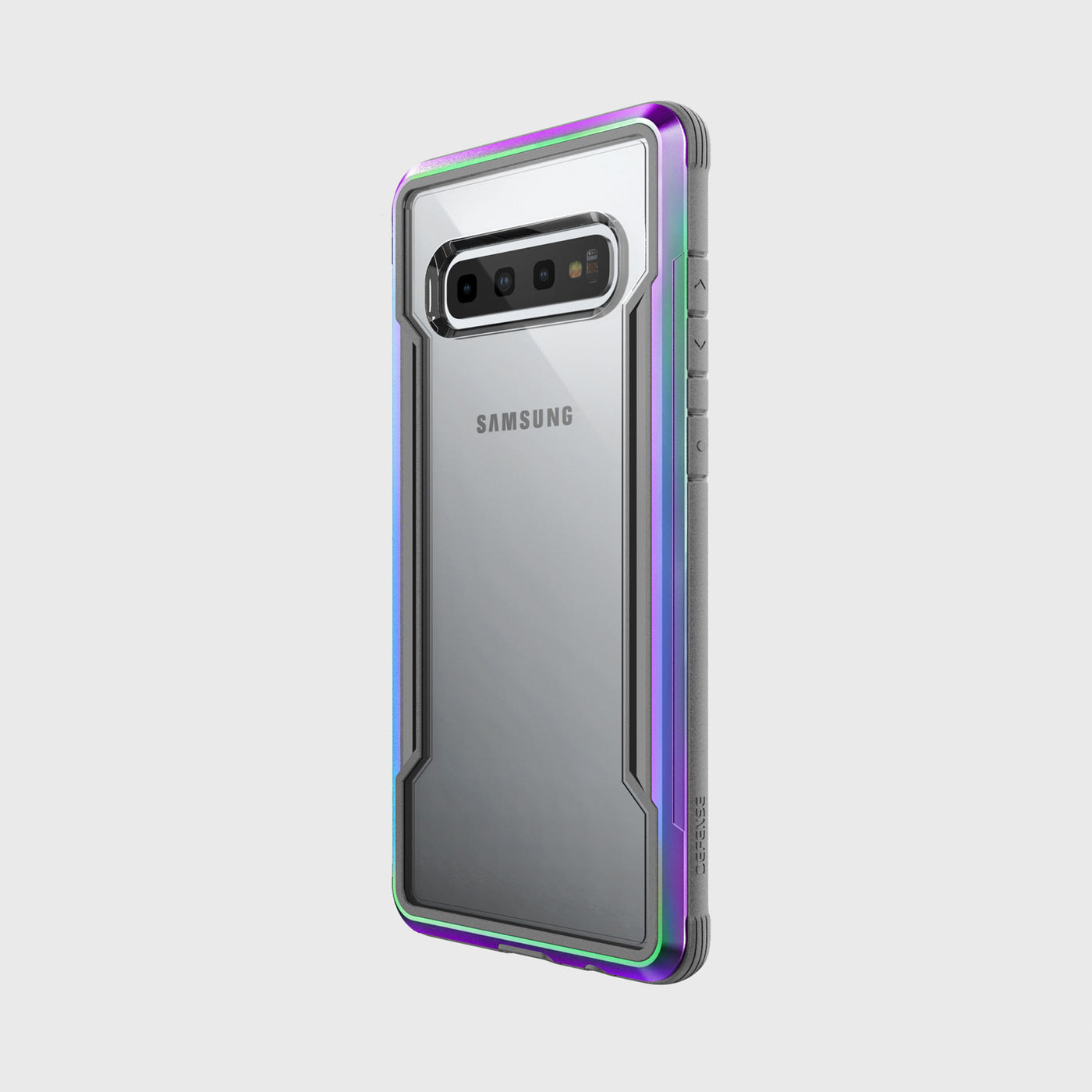 Rugged Case for Samsung Galaxy S10 Plus. Raptic Shield in iridescent.#color_iridescent