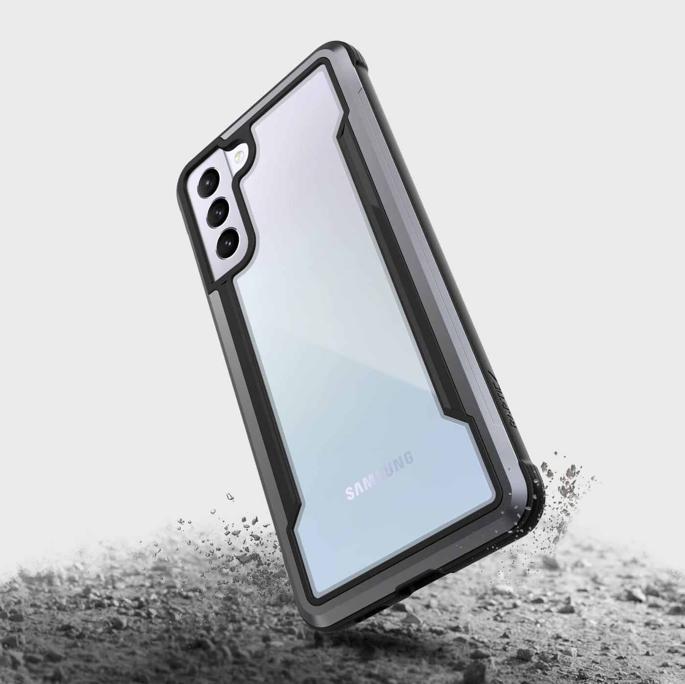 Rugged Case for Samsung Galaxy S21 Plus. Raptic Shield in black.#color_black
