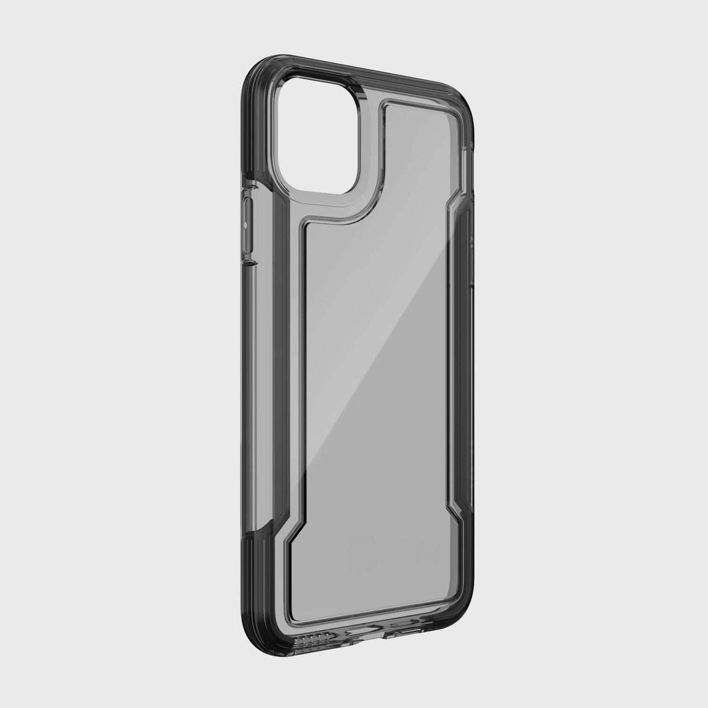 Thin Case for iPhone 11 Pro Max. Raptic Clear in black.#color_black