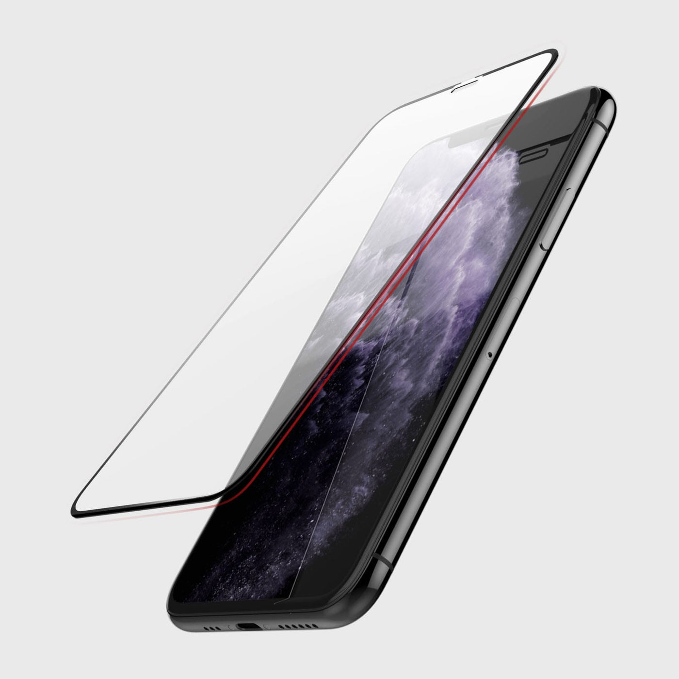 9H tempered glass screen protector. Edge to Edge Raptic Glass for iPhone 11 Pro.