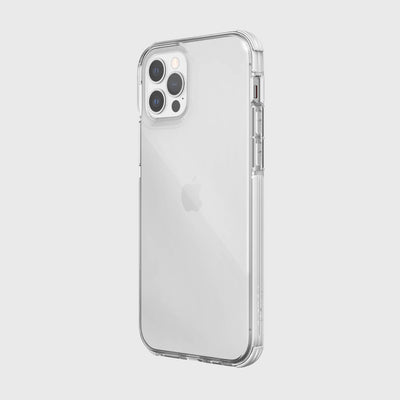 Thin Case for iPhone 12 & iPhone 12 Pro. Raptic Clear in white.#color_white