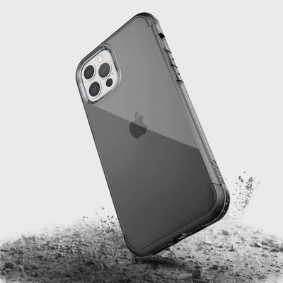 Transparent Case for iPhone 12 Pro Max. Raptic Air in smoke.#color_smoke