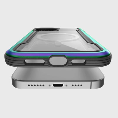 Tough Case for iPhone 12 Pro Max. Raptic Shield Pro in iridescent.#color_iridescent