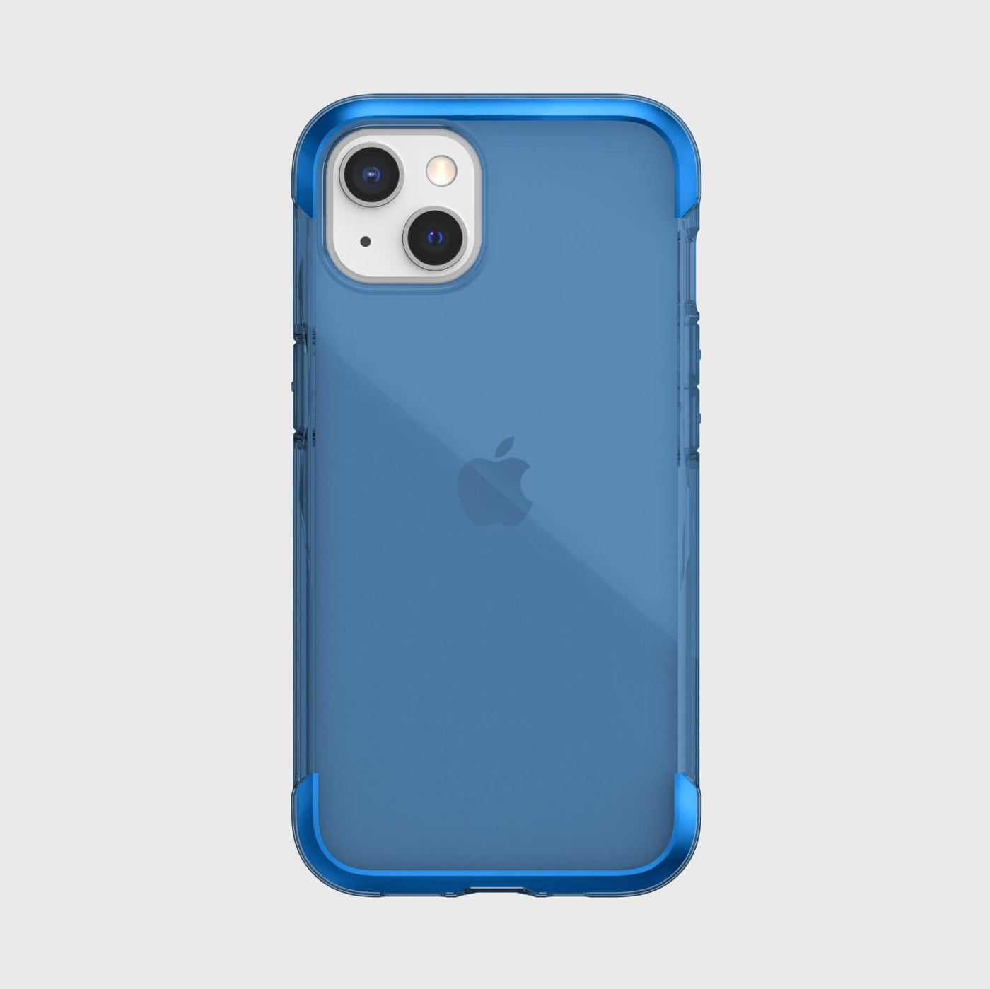 iPhone 13 in Raptic Air case - color blue - back side #color_blue