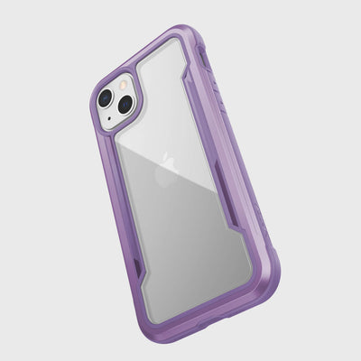 iPhone 13 in Raptic Shield case - color purple - with drop protection #color_purple