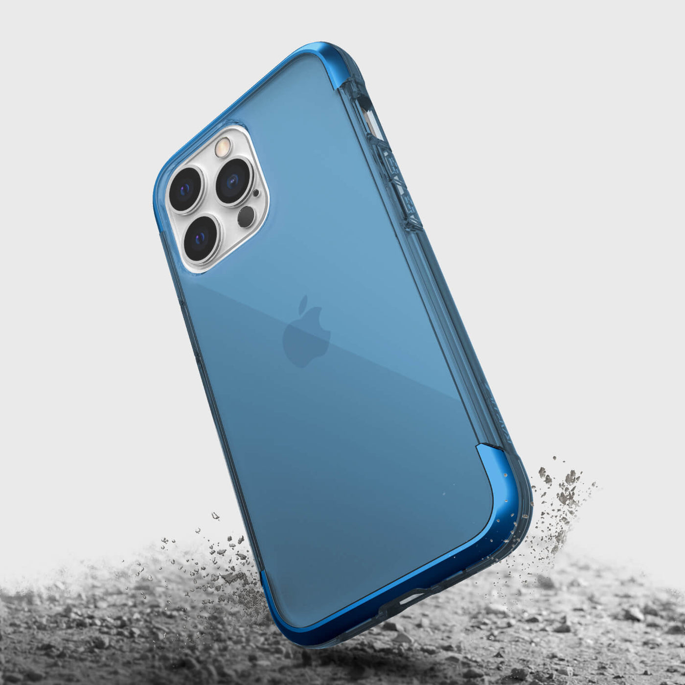 iPhone 13 Pro in Raptic Air case - color blue - with drop protection #color_blue