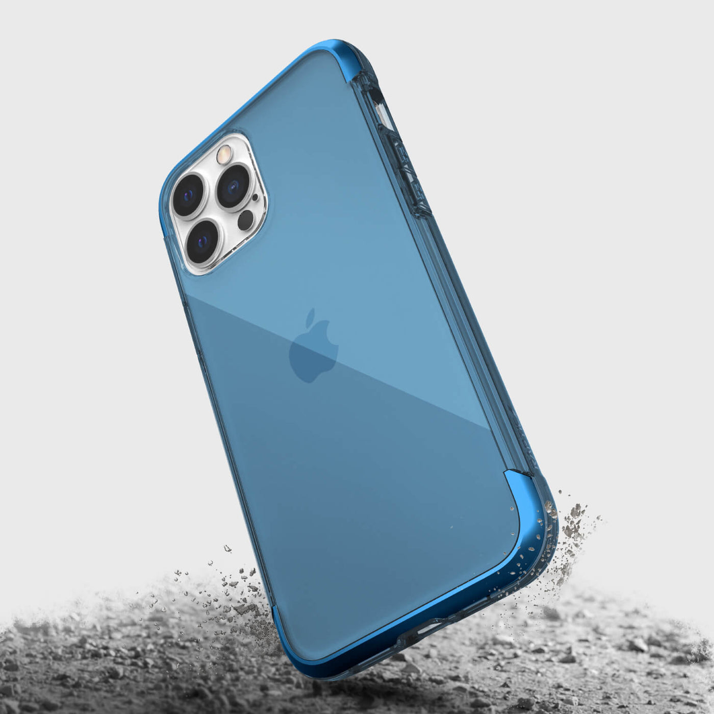 iPhone 13 Pro Max in Raptic Air case - color blue - with drop protection #color_blue