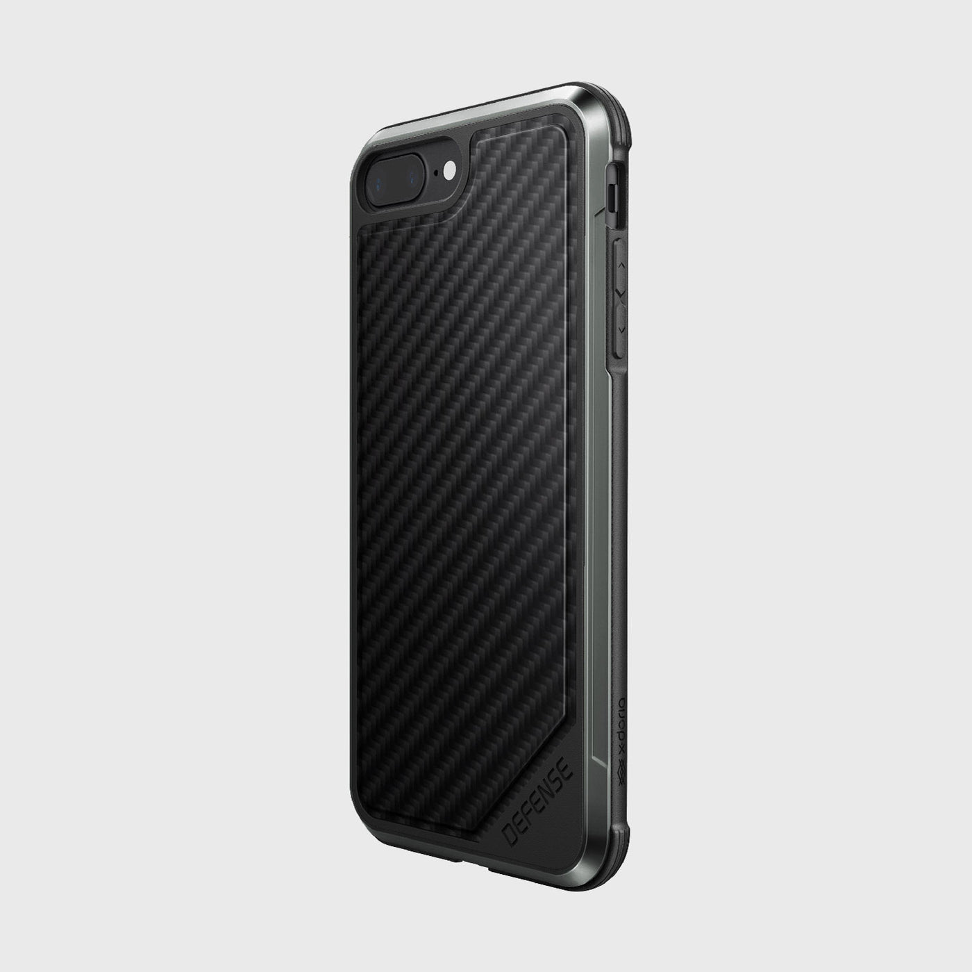 Luxurious Case for iPhone 8 Plus. Raptic Lux in black leather.