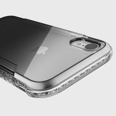 Transparent Case for iPhone XR. Raptic Air in black.#color_black