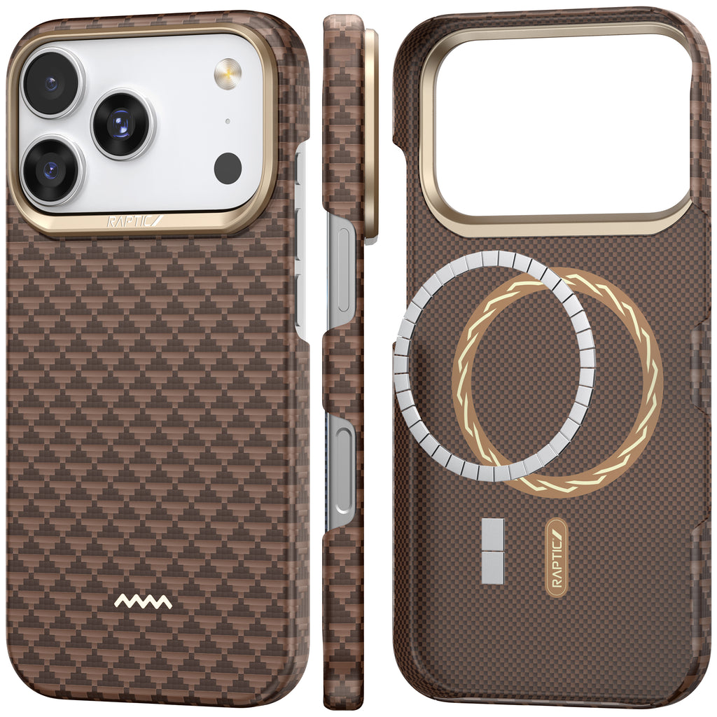 RAPTIC AramidSkin iPhone17用 スマホケース ハンブル Raptic Aramid Skin-Origin for iPhone 17 Pro - humble