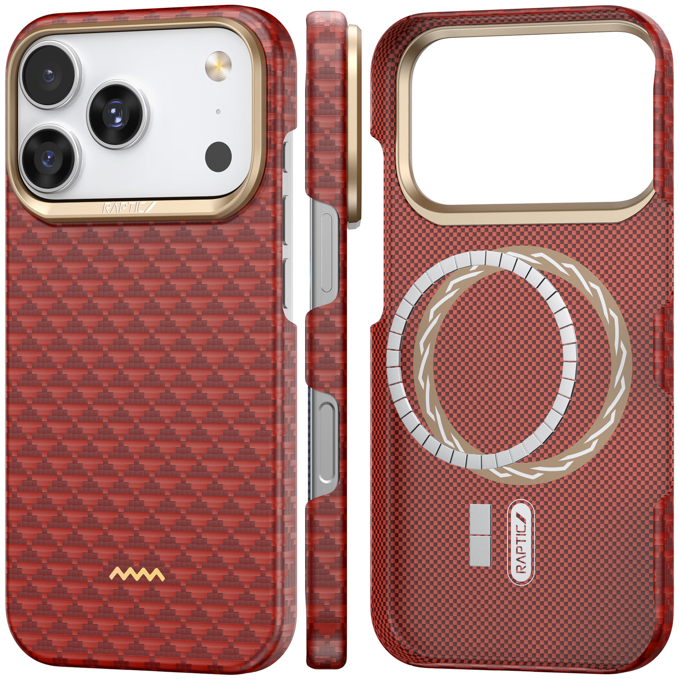 Raptic Aramid Skin-Origin for iPhone17 Pro-Oriental