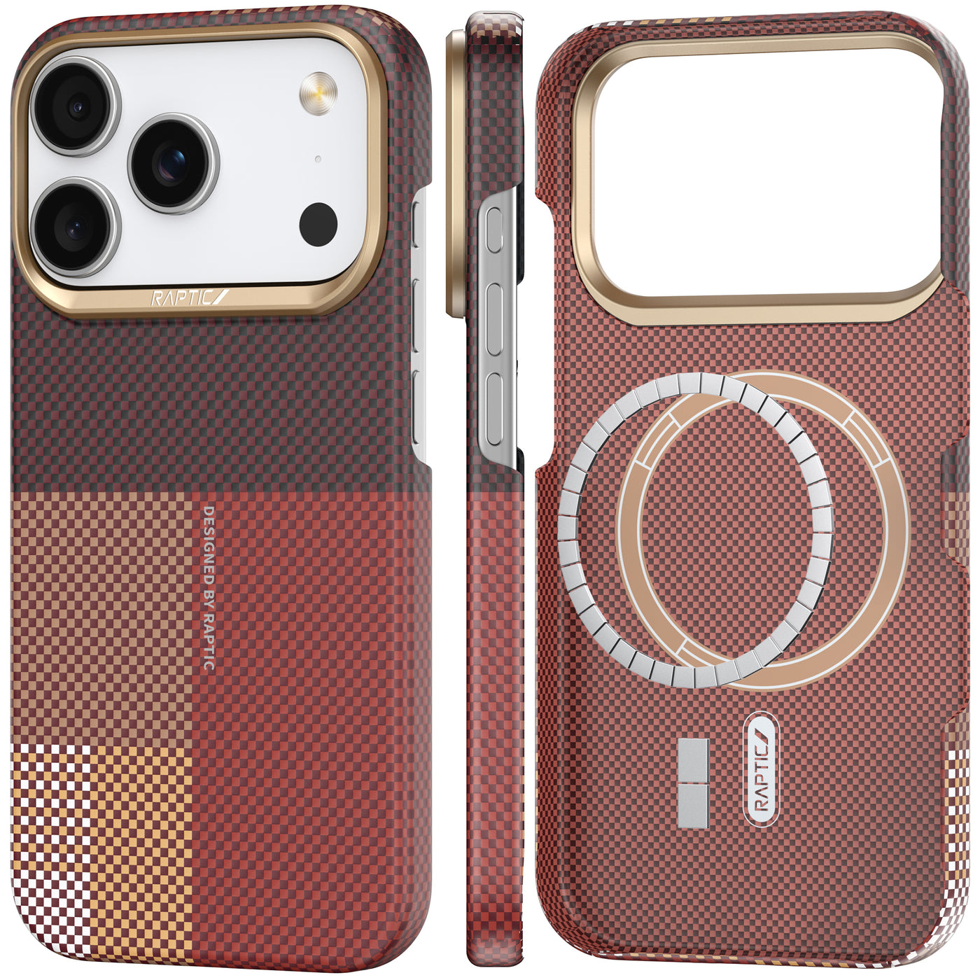 Raptic Aramid Skin-Origin for iPhone17 Pro-Sky
