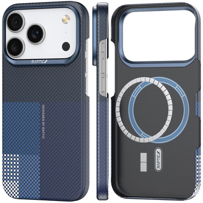 Raptic Aramid Skin-Origin for iPhone17 Pro-Ocean