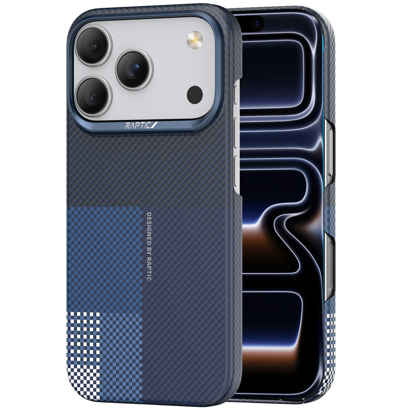 Raptic Aramid Skin-Origin for iPhone17 Pro Max-Ocean