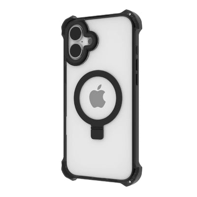 iPhone 16 Case - Dual Impact Kickstand - MagSafe Compatible - Black