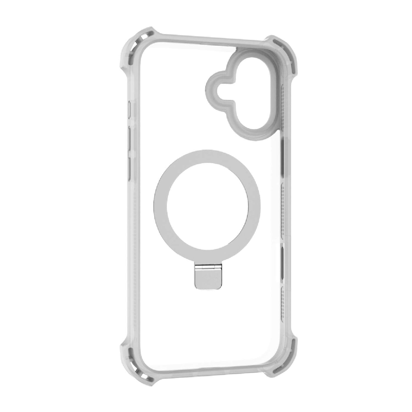 iPhone 16 Case - Dual Impact Kickstand - MagSafe Compatible - Clear