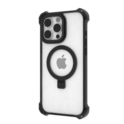 iPhone 16 Pro Max Case - Dual Impact Kickstand - MagSafe Compatible - Black