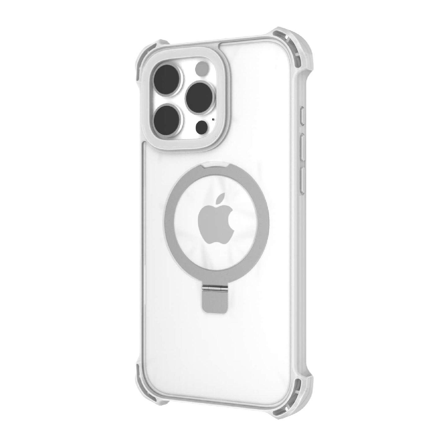 iPhone 16 Pro Max Case - Dual Impact Kickstand - MagSafe Compatible - Clear