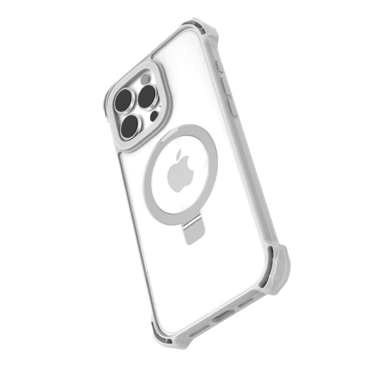 iPhone 16 Pro Max Case - Dual Impact Kickstand - MagSafe Compatible - Clear