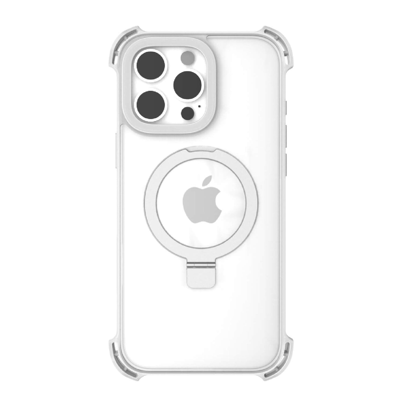 iPhone 16 Pro Max Case - Dual Impact Kickstand - MagSafe Compatible - Clear