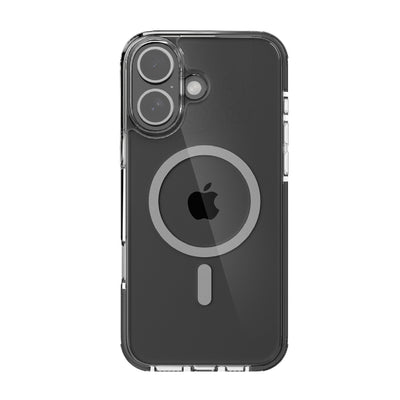 iPhone 16 Case - Clear - MagSafe Compatible - Black