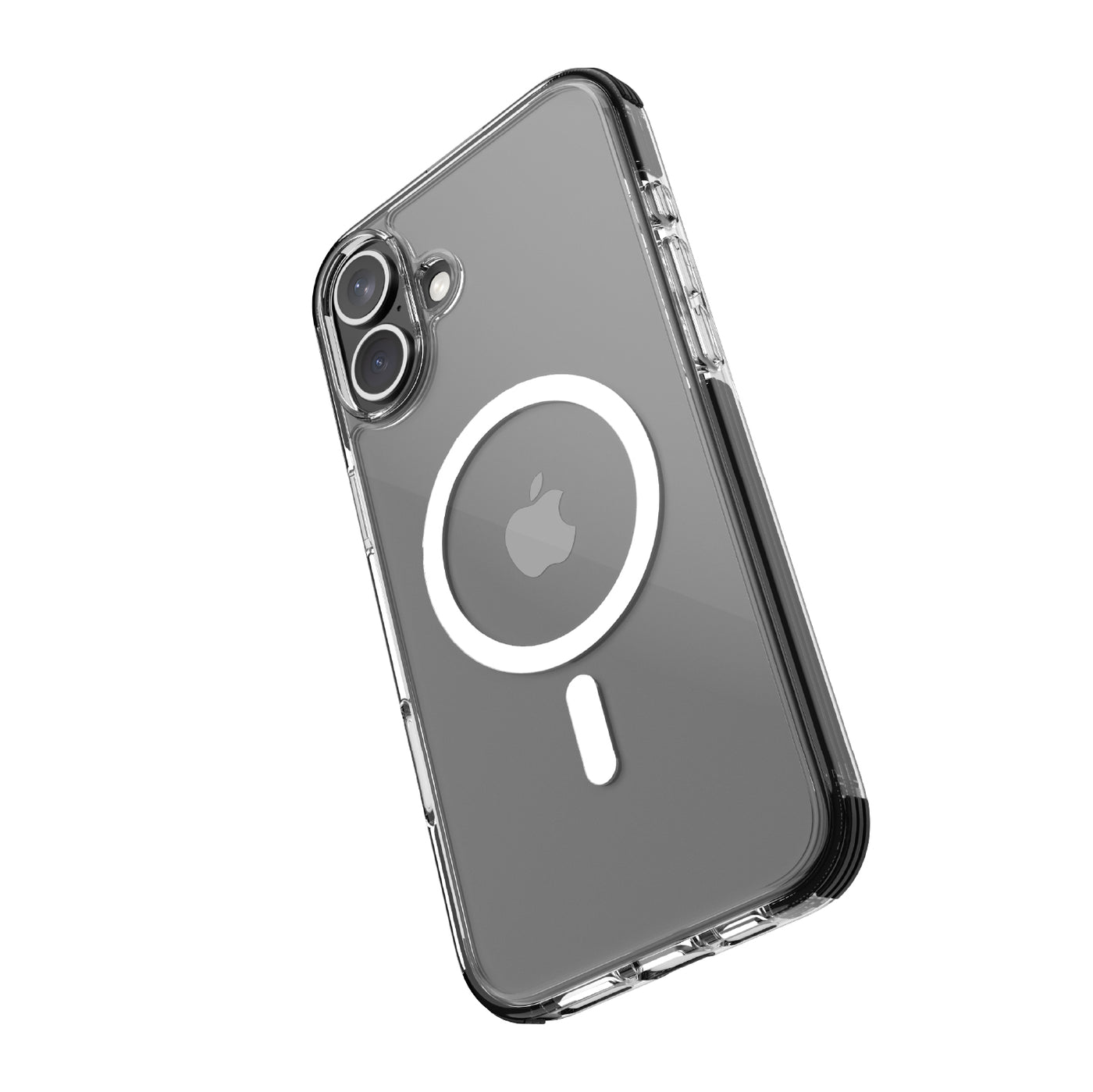 iPhone 16 Case - Clear - MagSafe Compatible - Black