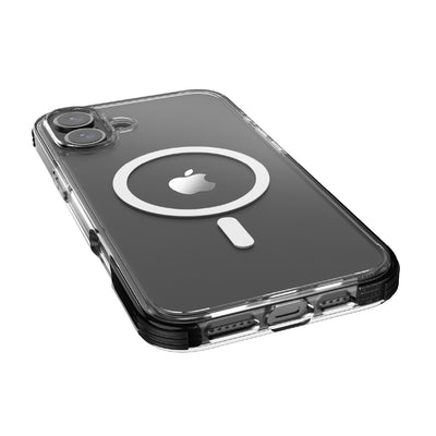 iPhone 16 Plus Case - Clear - MagSafe Compatible - Black