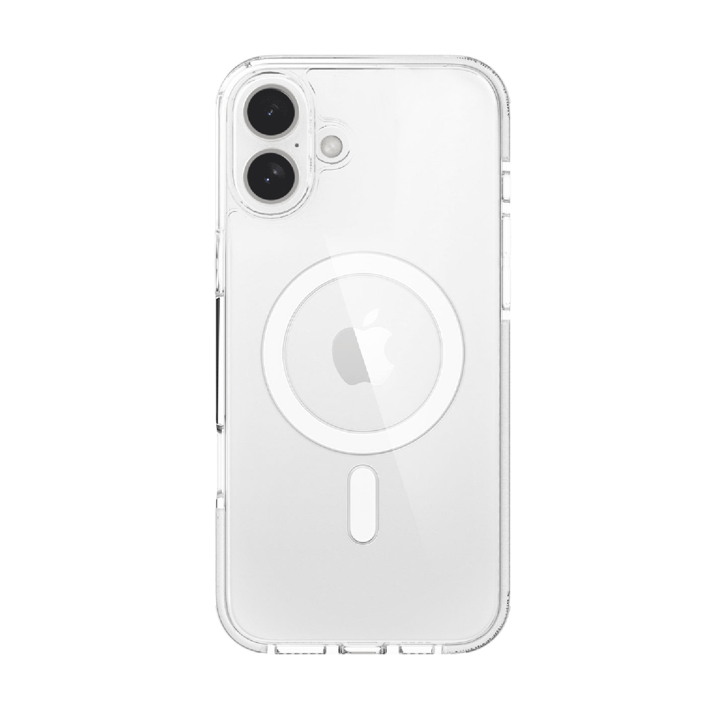 iPhone 16 Case - Clear - MagSafe Compatible - White