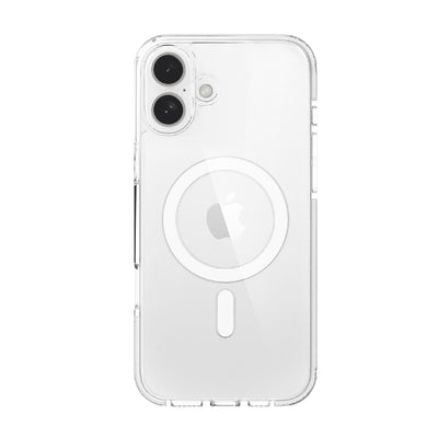 iPhone 16 Plus Case - Clear - MagSafe Compatible - White