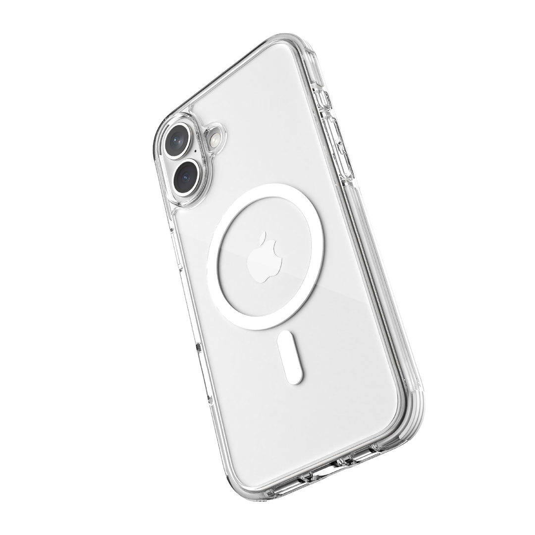 Protective iPhone 16 Cases | MagSafe Compatible Raptic Clear White