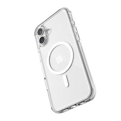 iPhone 16 Case - Clear - MagSafe Compatible - White