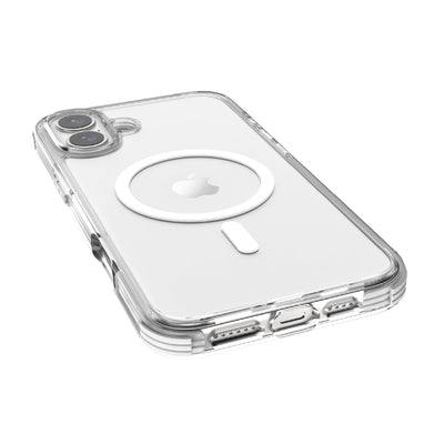 iPhone 16 Case - Clear - MagSafe Compatible - White