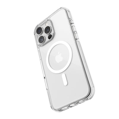 iPhone 16 Pro Case - Clear - MagSafe Compatible - White