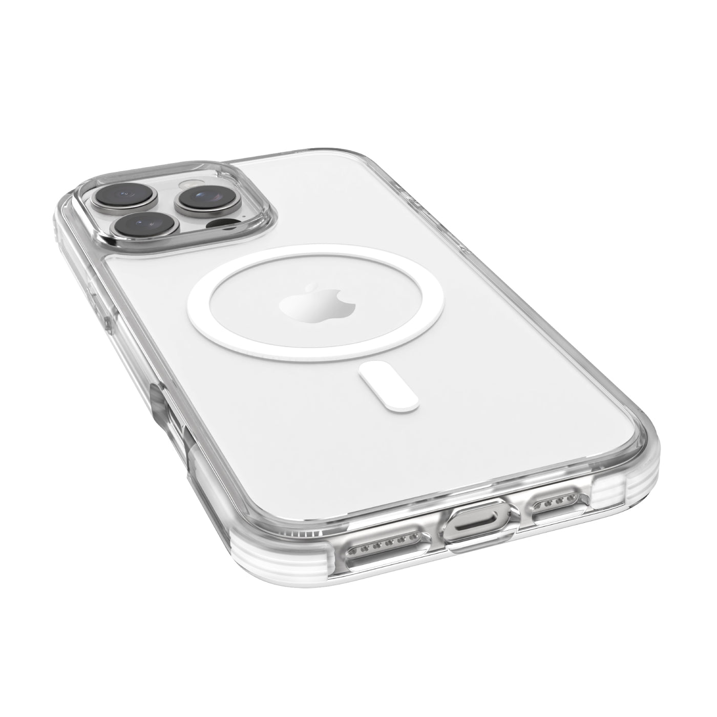 iPhone 16 Pro Case - Clear - MagSafe Compatible - White