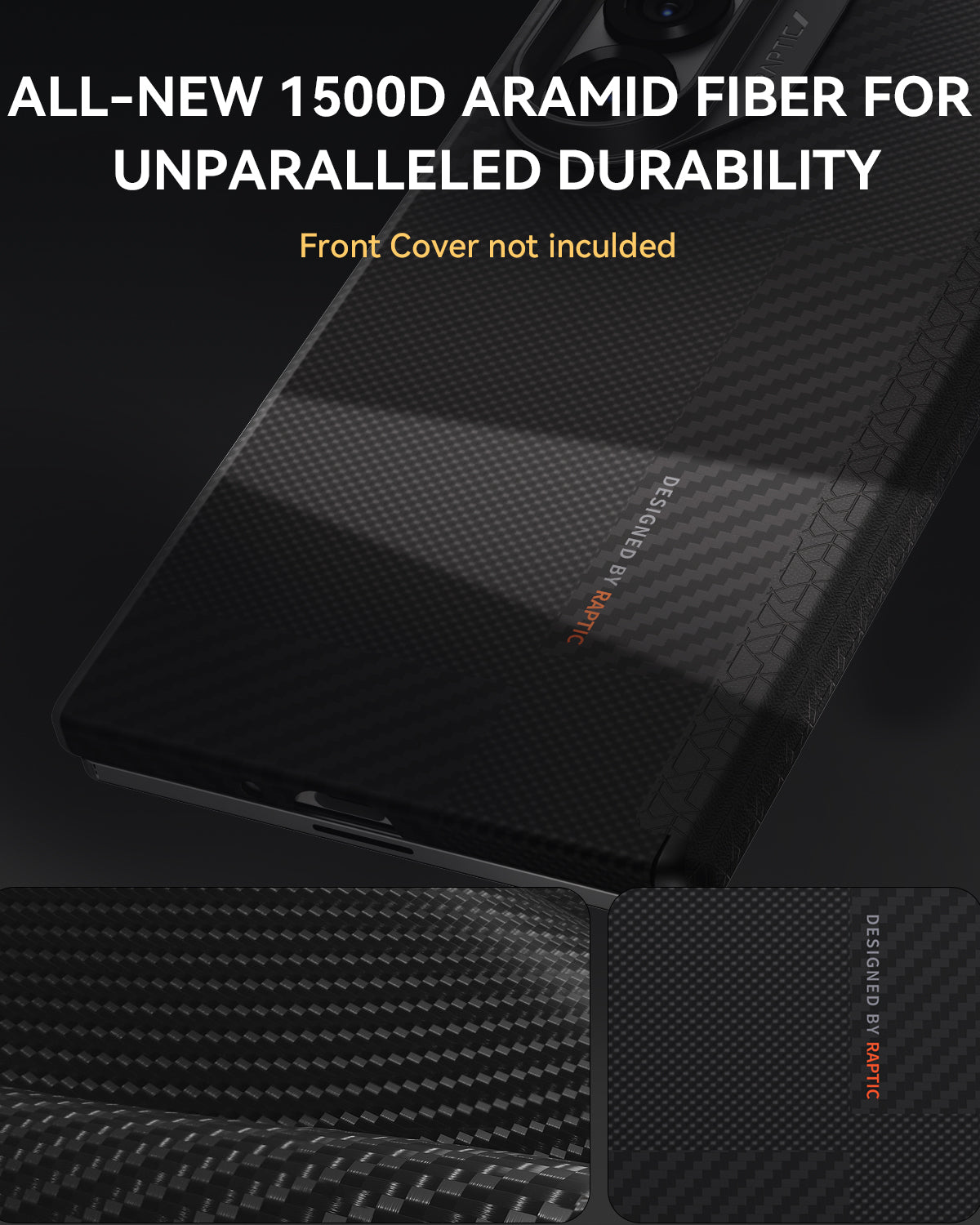 Samsung Galaxy Z Fold 7 Case - Aramid Fiber Skin - Profound- MagSafe Compatible - Mondrian