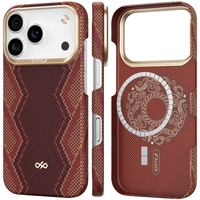 Raptic Aramid Skin-Bionic for iPhone17 Pro-Snake