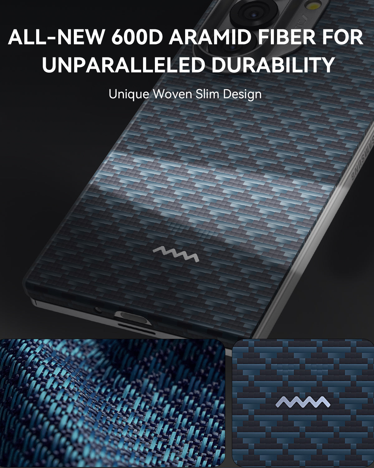 Samsung Galaxy Z Fold 7 Case - Aramid Fiber Skin - Profound- MagSafe Compatible - Profound
