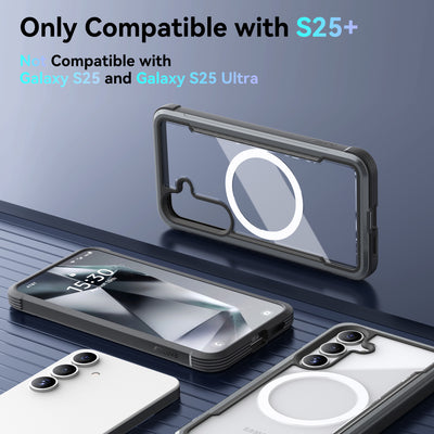 Samsung Galaxy S25 Case - Magnetic - SHIELD - Black