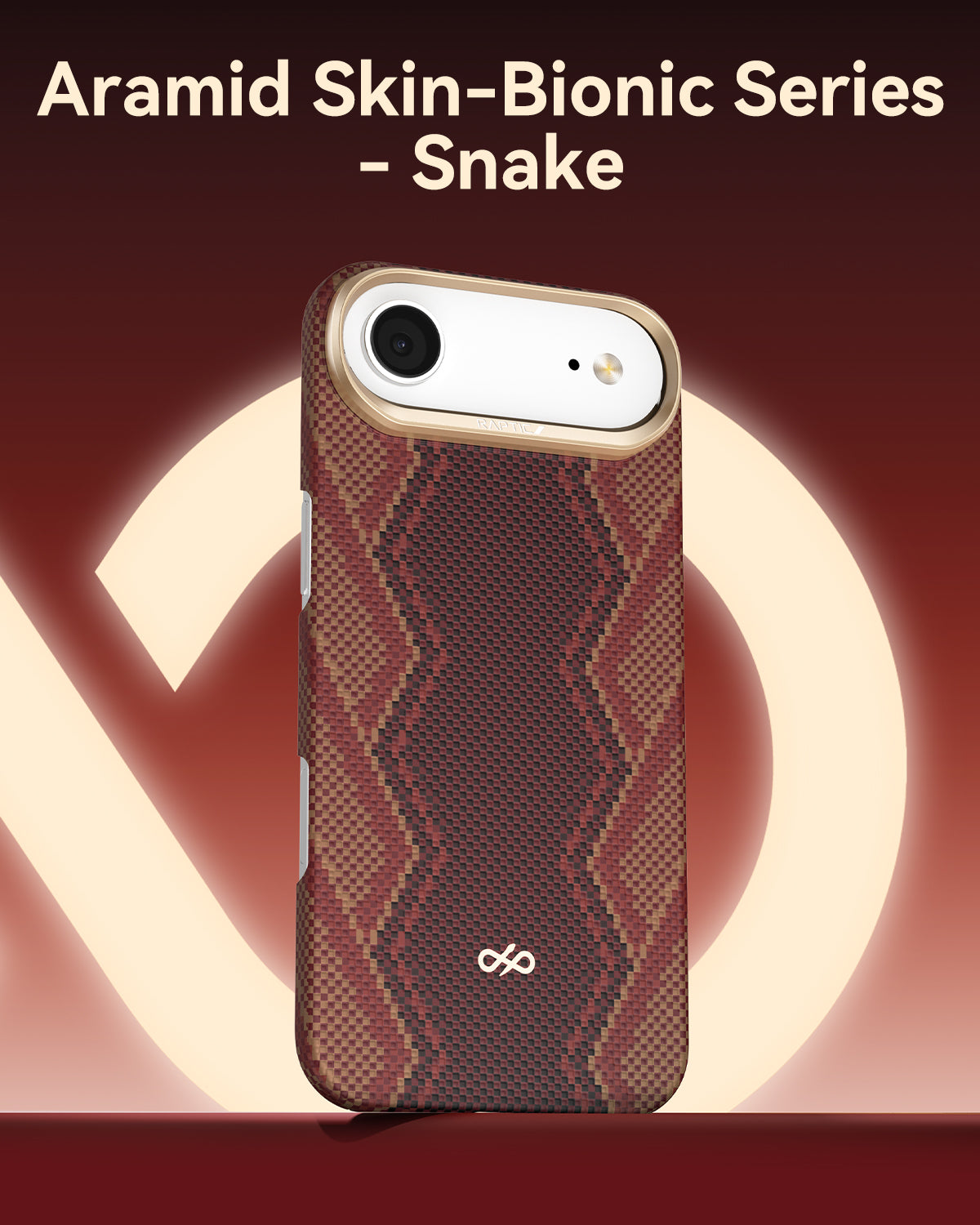 Raptic Aramid Skin-Bionic for iPhone17 Air-Snake