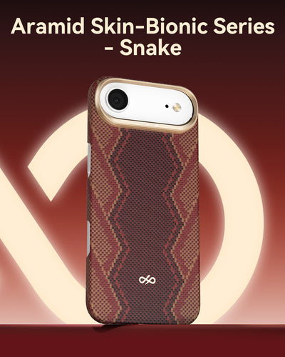 Raptic Aramid Skin-Bionic for iPhone17 Air-Snake