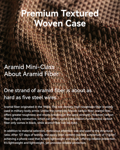 Raptic Aramid Skin-Origin for iPhone 17 Pro Max - humble