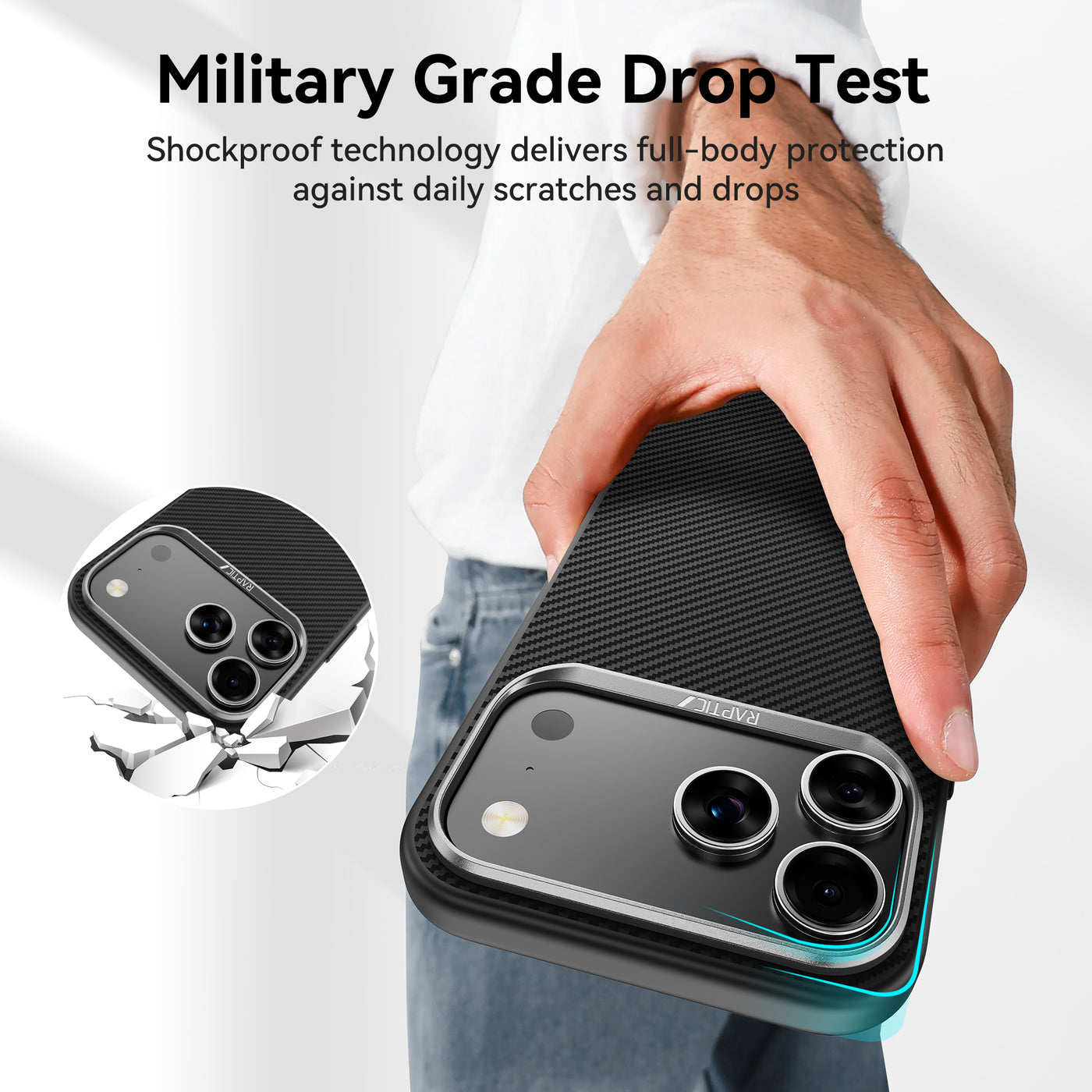 Raptic Aramid Dual Magsafe for iPhone 17 Pro - 600D