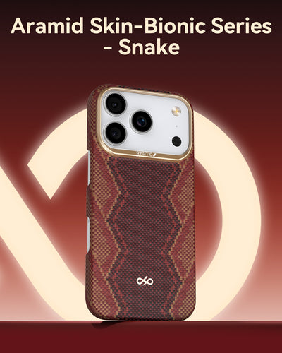 Raptic Aramid Skin-Bionic for iPhone17 Pro-Snake