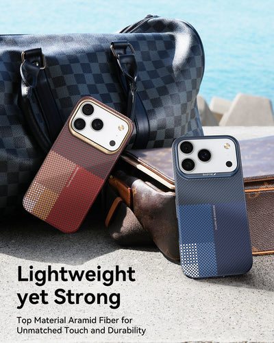 Raptic Aramid Skin-Origin for iPhone17 Pro-Ocean