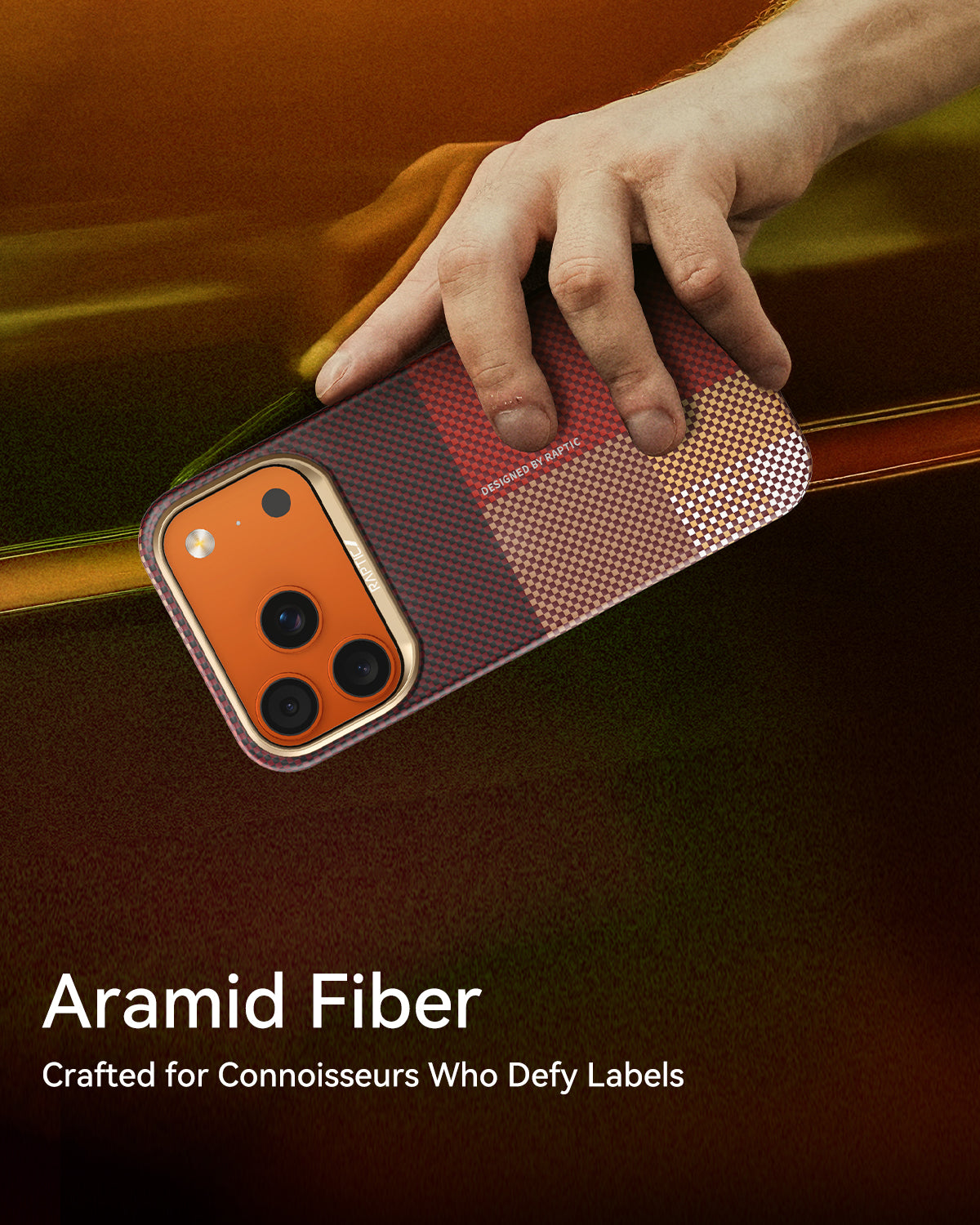 Raptic Aramid Skin-Origin for iPhone17 Pro Max-Sky