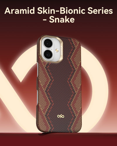 Raptic Aramid Skin-Bionic for iPhone 17-Snake