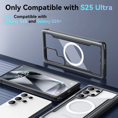Samsung Galaxy S25 Ultra Case - Magnetic - SHIELD - Black